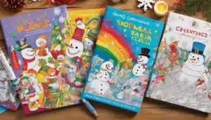 holiday themed coloring books