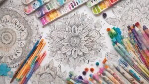 Easy Art Styles to Add Into Coloring Books 6 simple artistic styles suggested