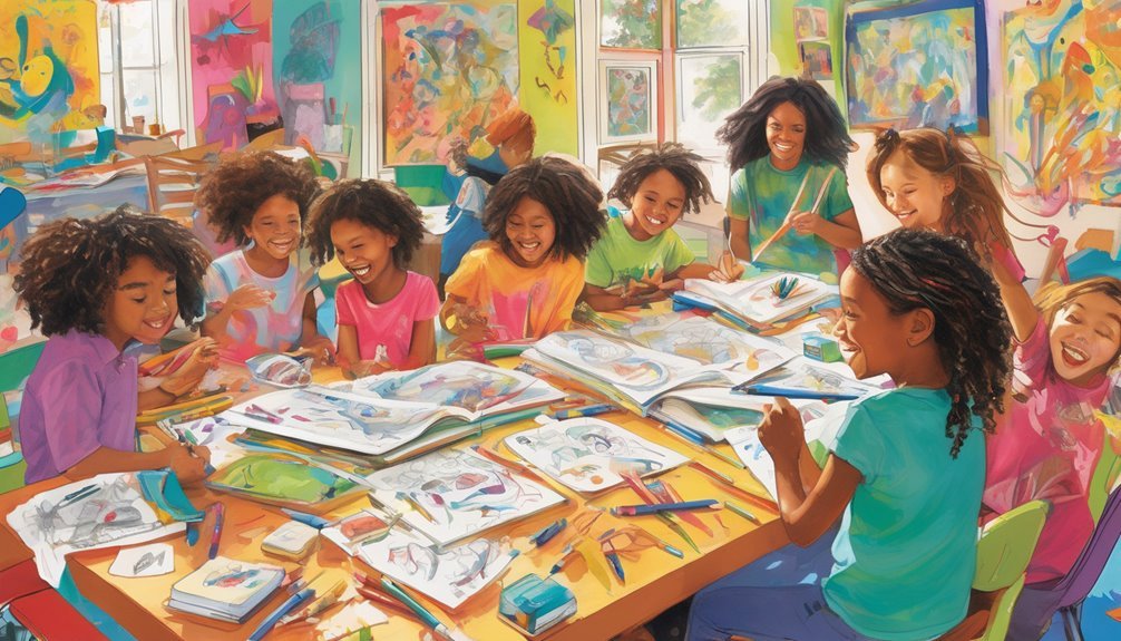 collaborative drawing enhances creativity