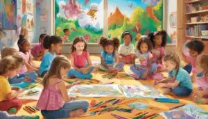 colorful kids art prints