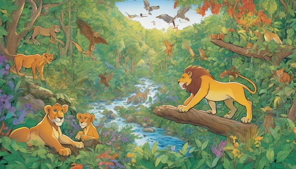 colorful wildlife exploration adventure