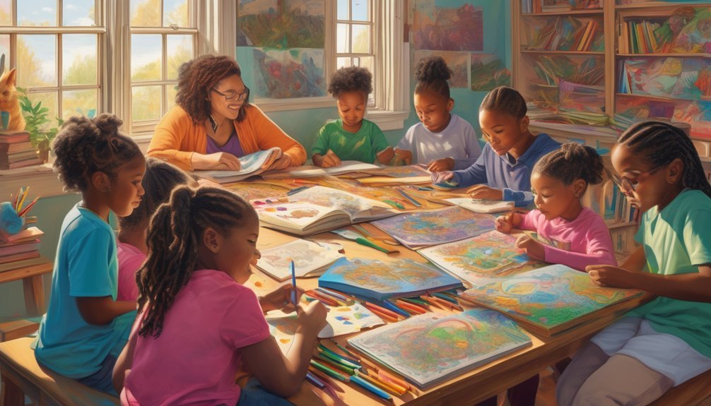 coloring books enhance learning