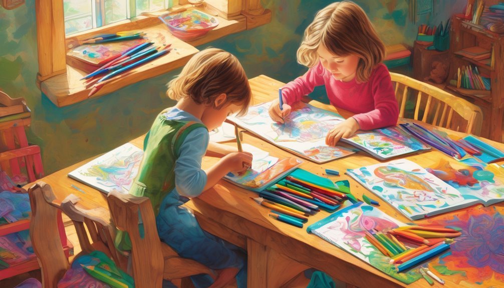 coloring enhances fine motor skills