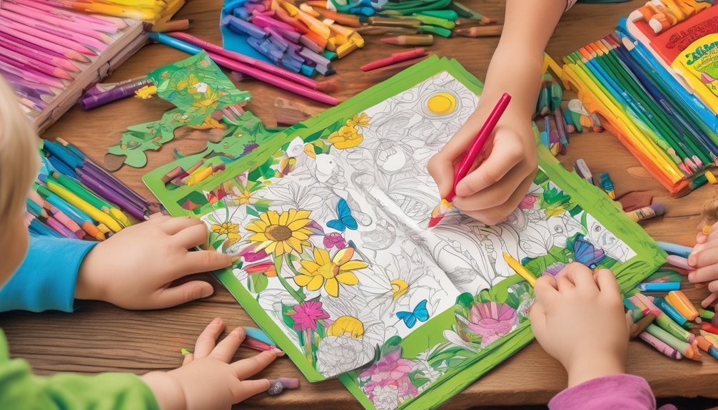 create inspiring coloring spaces
