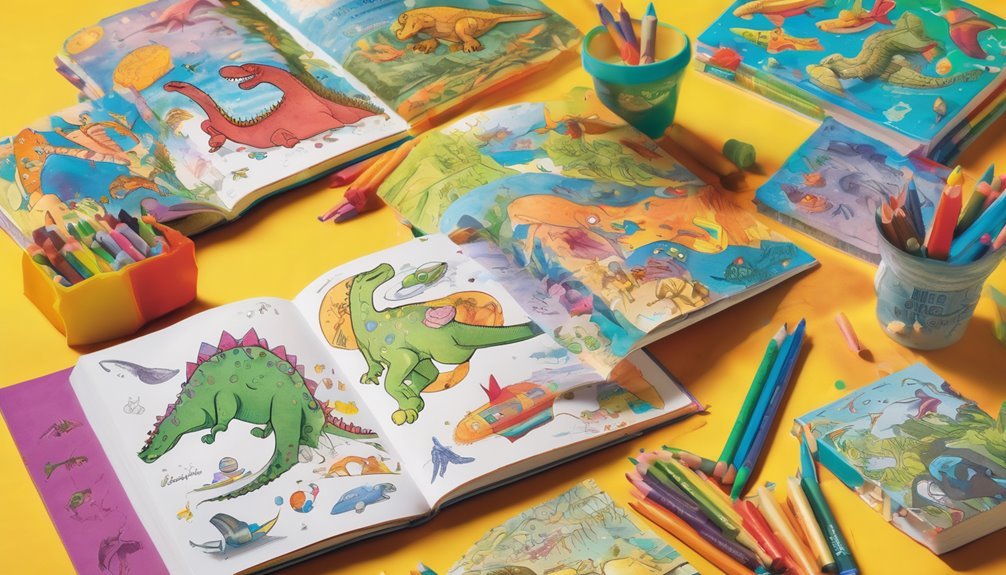 creative alphabet coloring themes