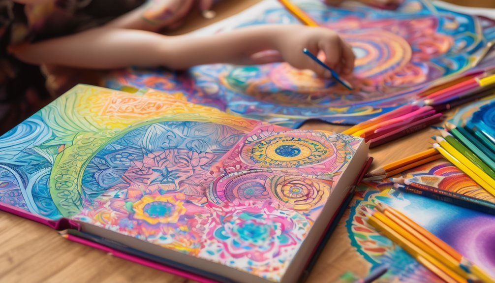 creative calm through coloring