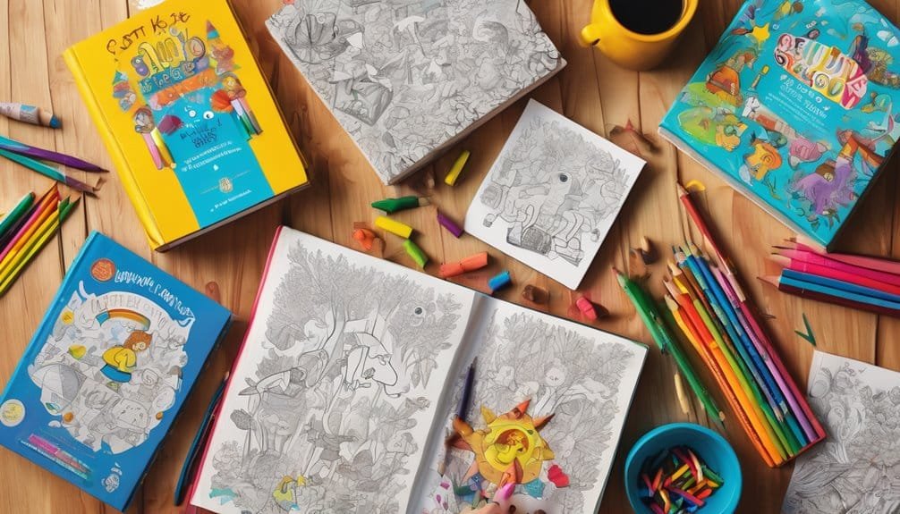 creative coloring book selection
