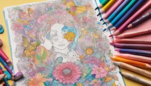 creative coloring themes for girls