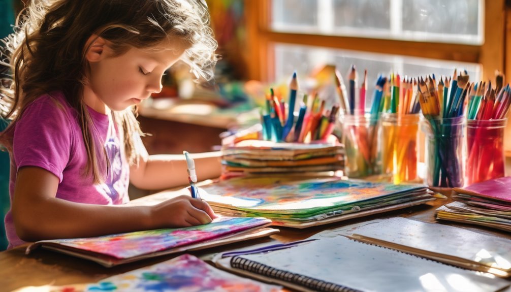 creative exploration with journals