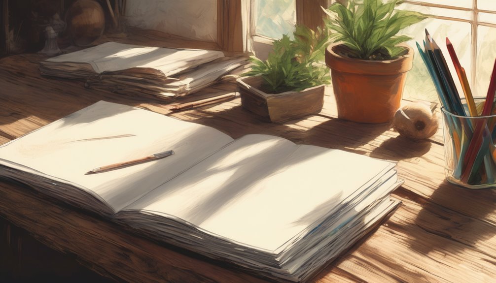 creative sketchbook drawing techniques