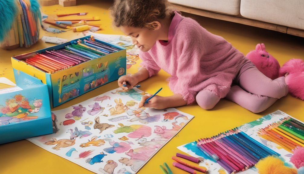 creativity through coloring activities