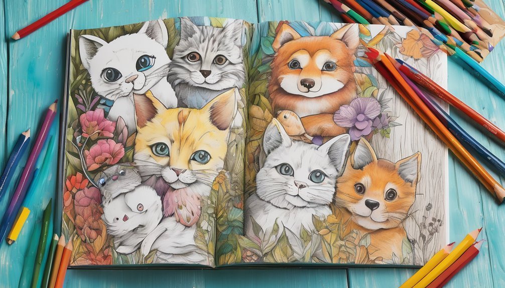 cute animal coloring joy