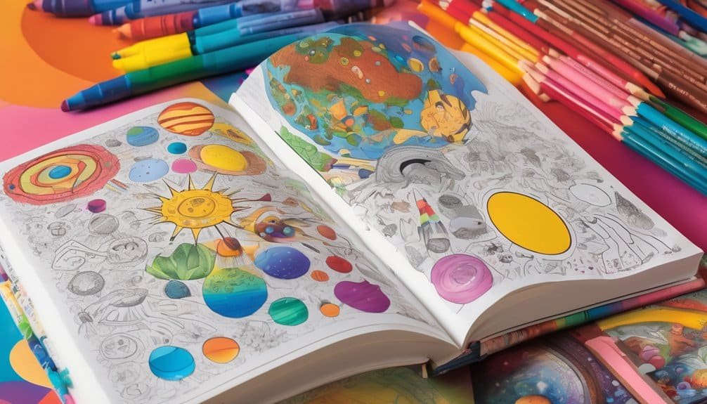 diverse educational coloring options
