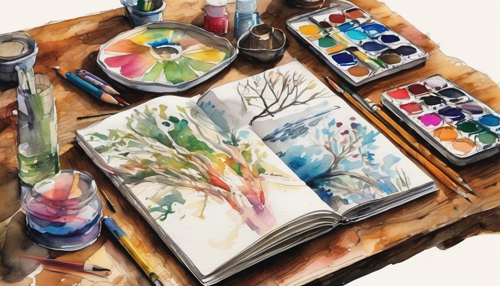 diverse sketchbook styles explored