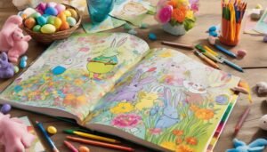 easter themed coloring activities