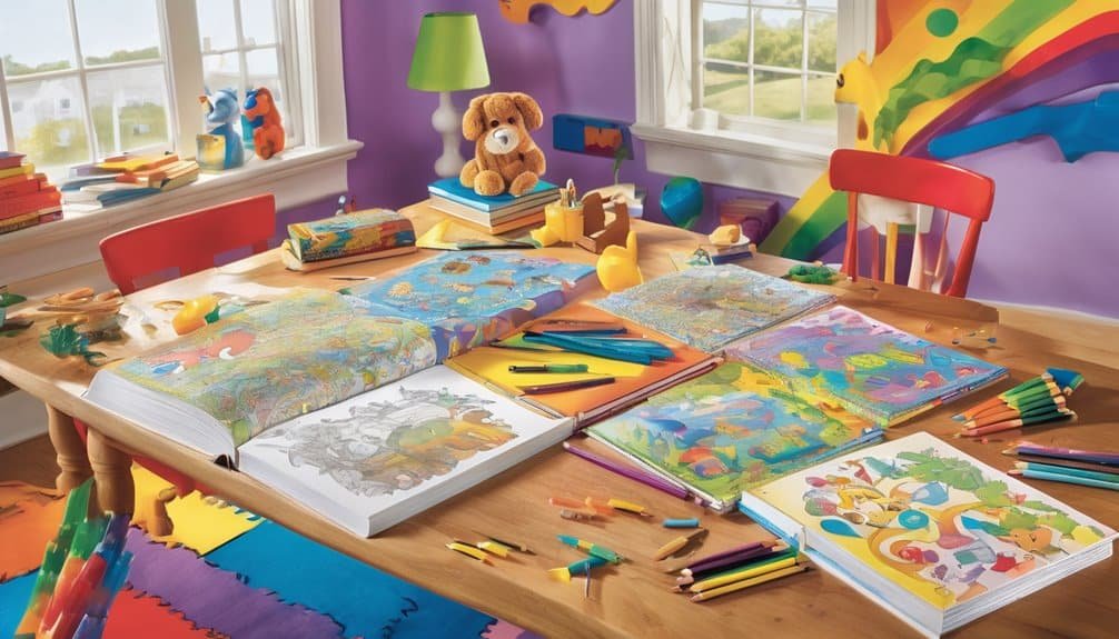 educational coloring book features