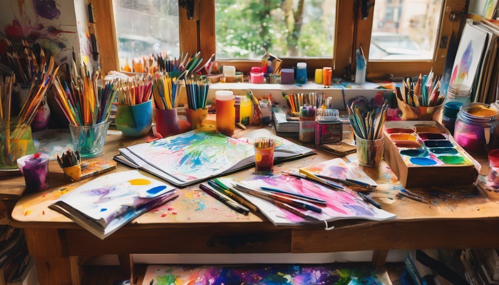 exploring creative art mediums