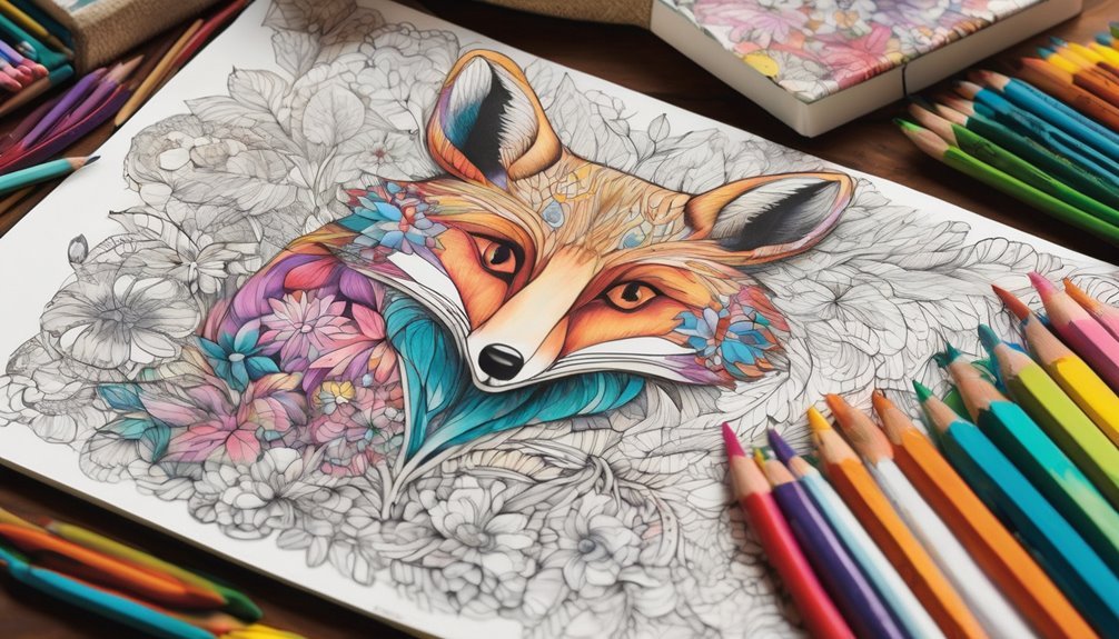 floral animal coloring adventure