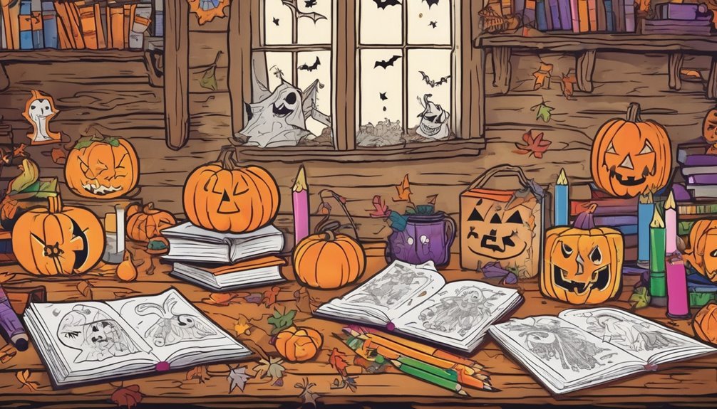 halloween coloring books for all