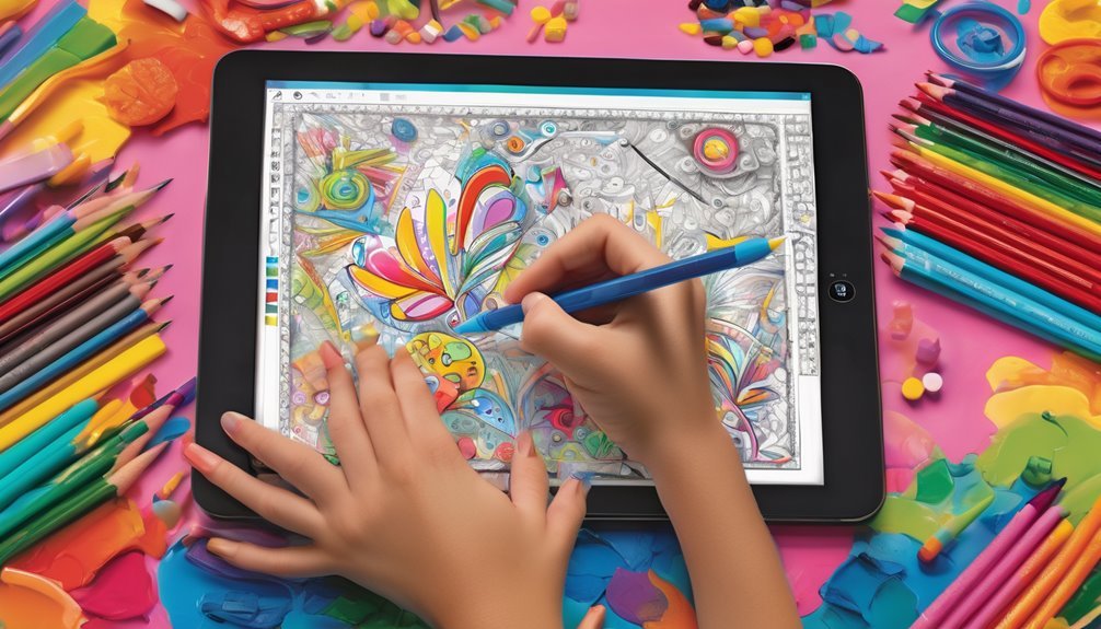 interactive digital coloring fun