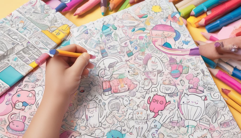 kawaii coloring session tips