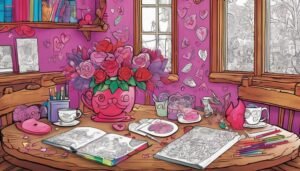 kids valentine coloring fun