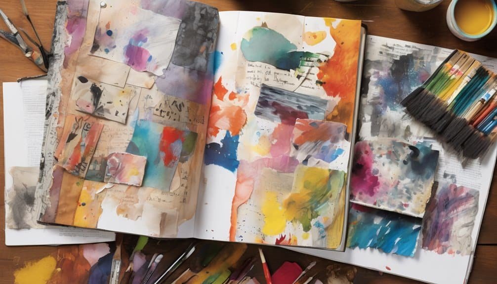 mixed media artistic exploration