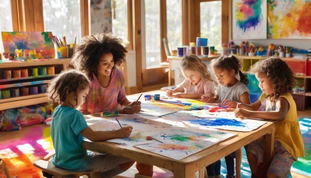 nurturing artistic exploration together