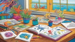 ocean themed coloring books