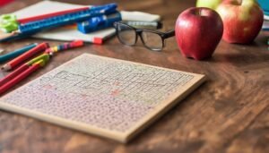 school themed word puzzle