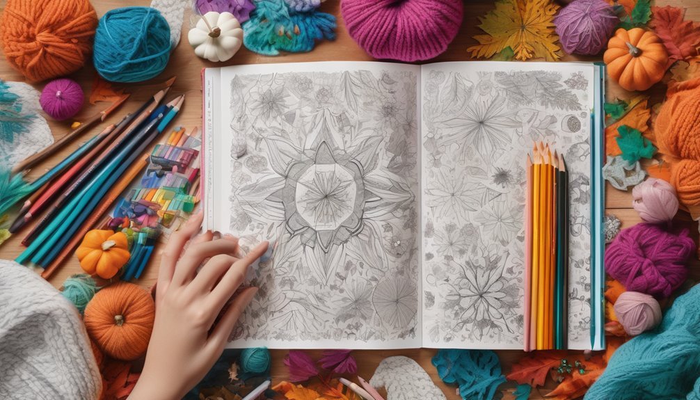 seasonal coloring page inspiration