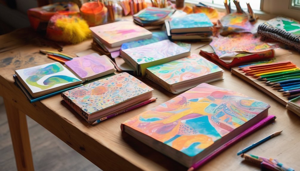 select age appropriate art journal