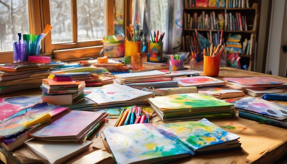 showcase children s creative artwork