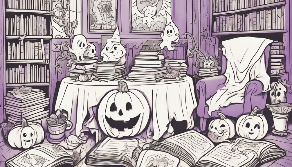 spooky creativity through coloring