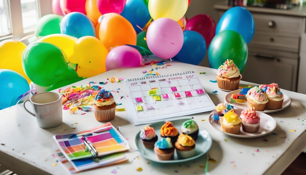 balanced party activity schedule