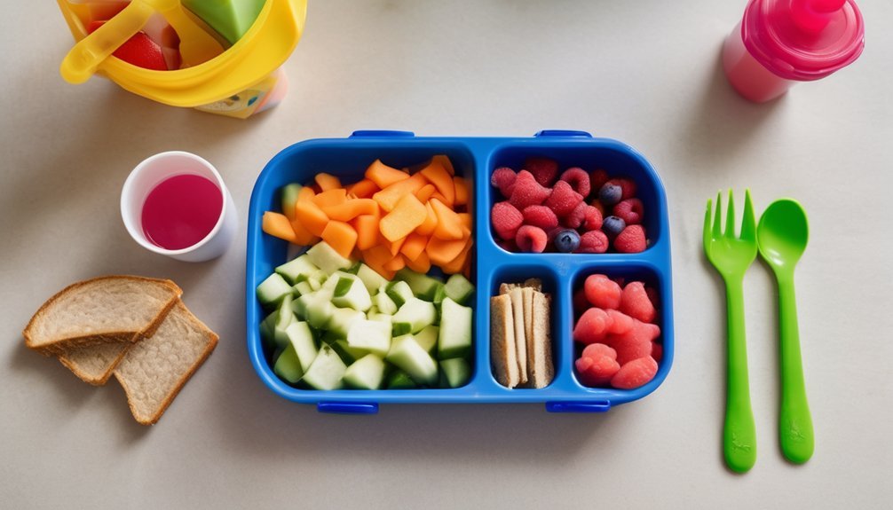 balanced travel friendly toddler lunches