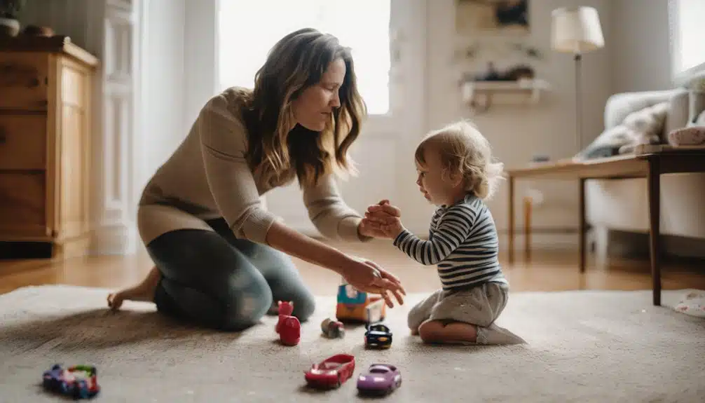calm support during tantrums