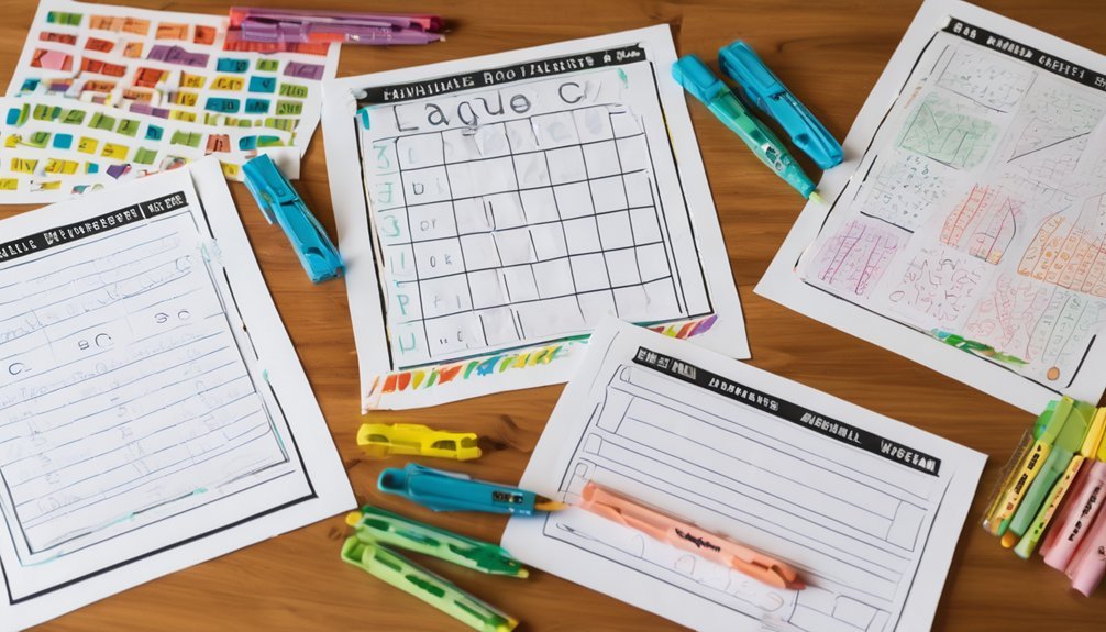 choose age appropriate spelling sheets