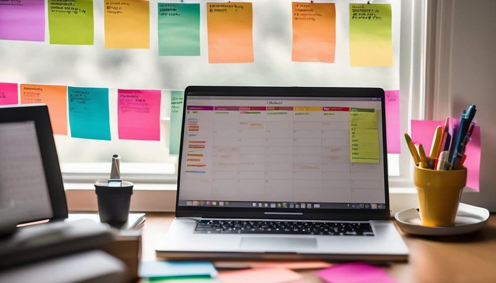 color coded calendar reminders