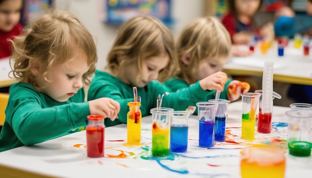 color mixing for preschoolers