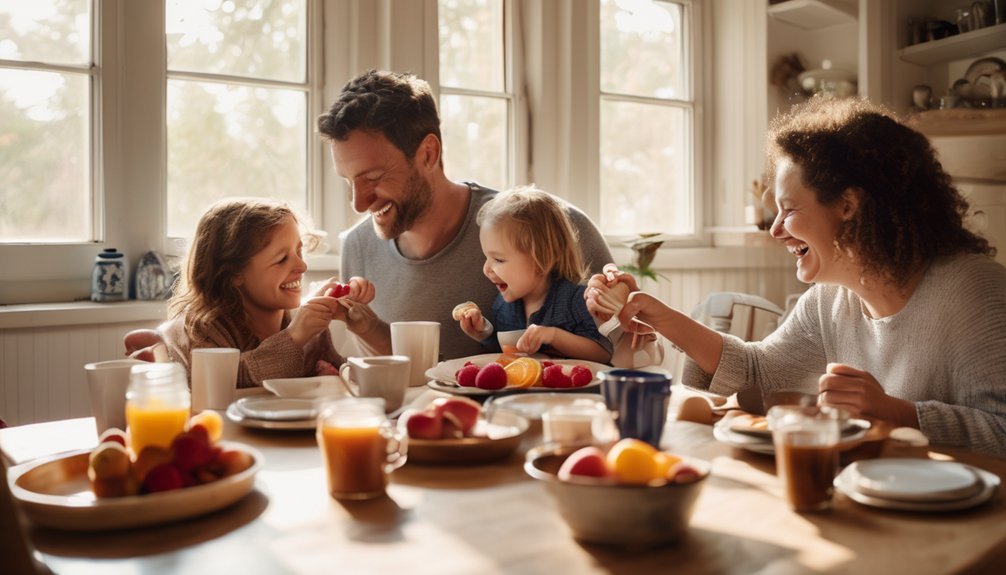 comforting daily family rituals