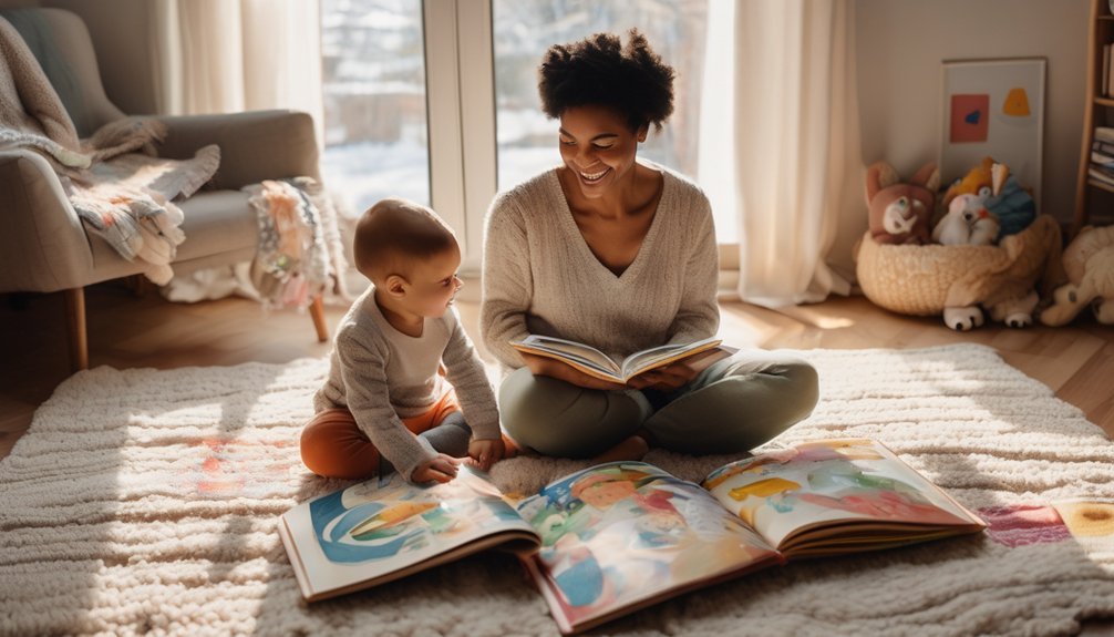 cozy bonding through reading