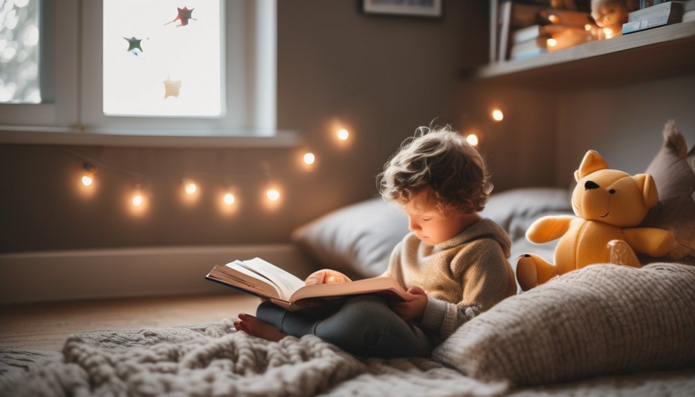 cozy consistent reading routine