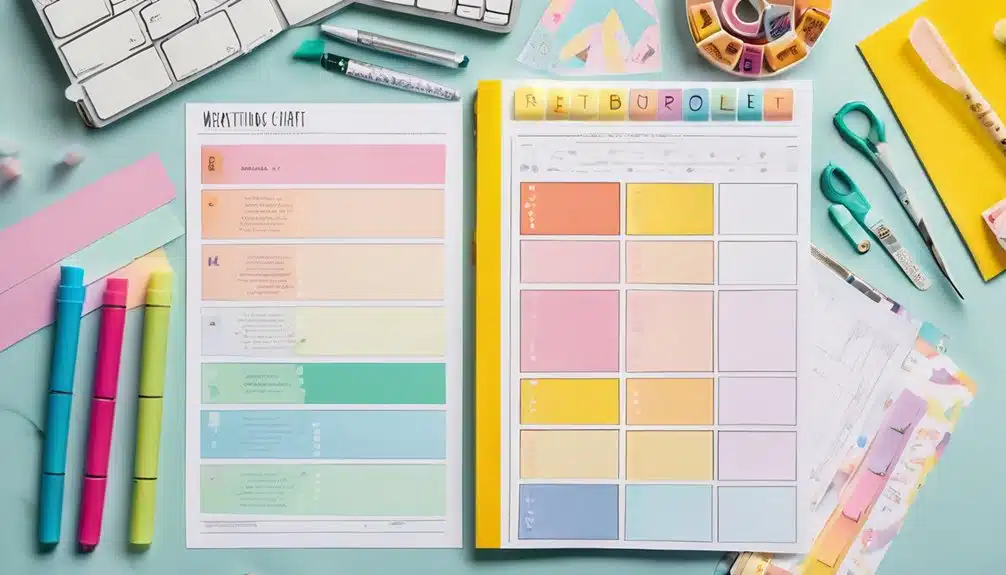 customize morning routine charts