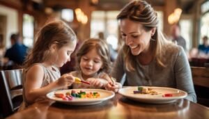 dining out with kids