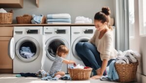 efficient laundry strategies for parents