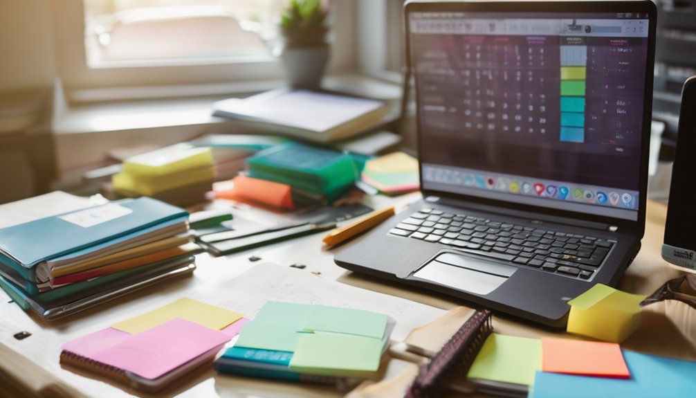 efficiently organize academic responsibilities