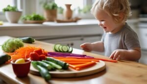 encouraging veggie loving toddlers