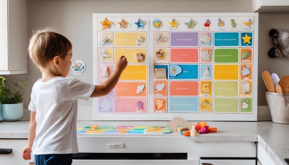 engaging visual chore chart