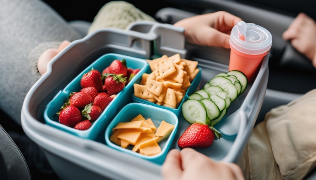 healthy mess free travel snacks